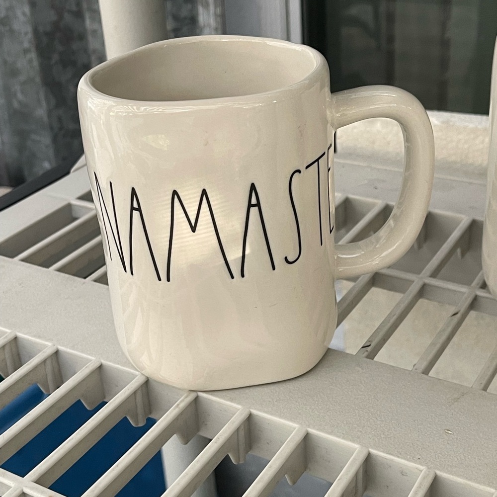 Rae Dunn Namaste Mug - Cream